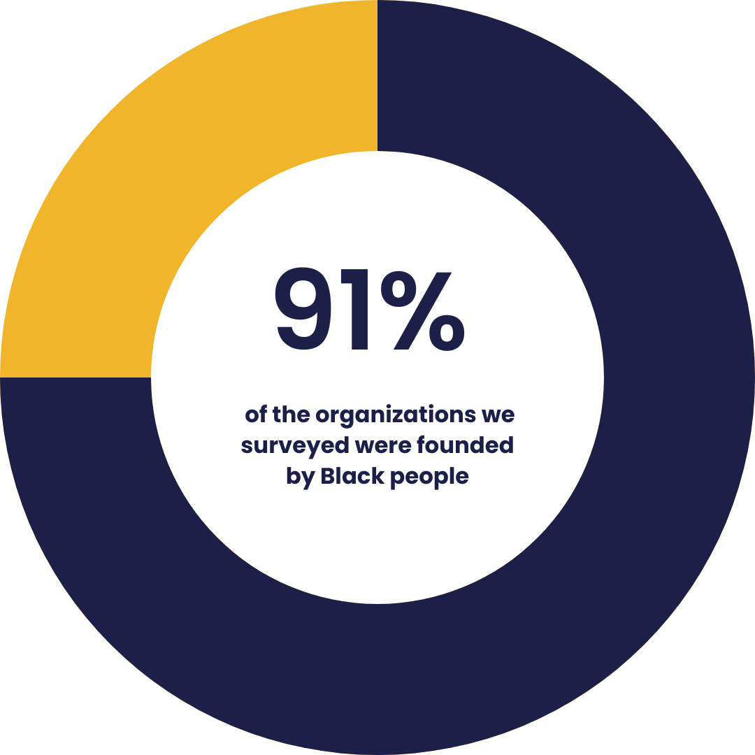 Surveyed organizations